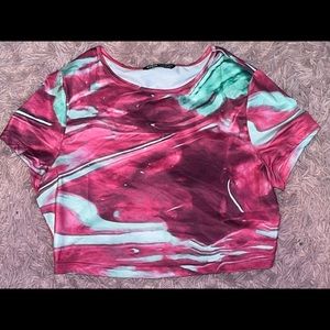 Trendy Cropped T-Shirt size L